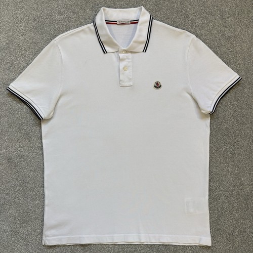 Polo moncler bianca taglia - polo,