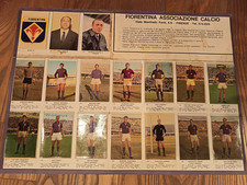 SCHEDA FIORENTINA - CALCIATORI PATUZZI 1965 1966 ORIGINALE  RARO! - COMPLETA
