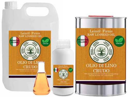 Olio lino crudo - lino,
