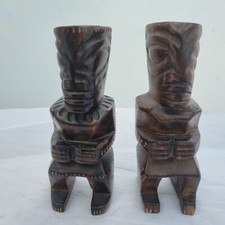 Scultura Statua Legno Oceania