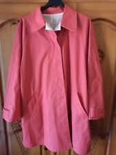 SPOLVERINO DONNA REVERSIBILE DOUBLE FACE TG.44 CORALLO/BEIGE  CHIARO NUOVO