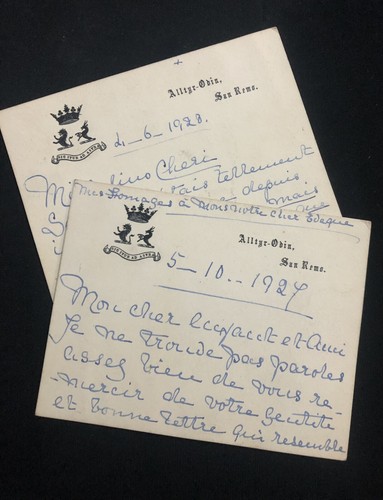 Lettere antiche san - san, remo