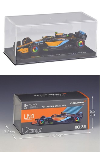 Bburago 2022 mclaren - 1:43, f1