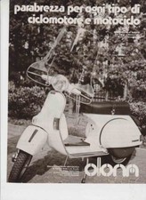 advertising Pubblicità-PARABREZZA OLONA VESPA PIAGGIO-1981-SCOOTER EPOCA