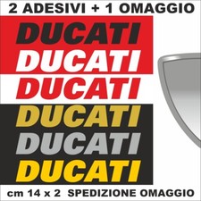 3 Adesivi DUCATI prespaziati