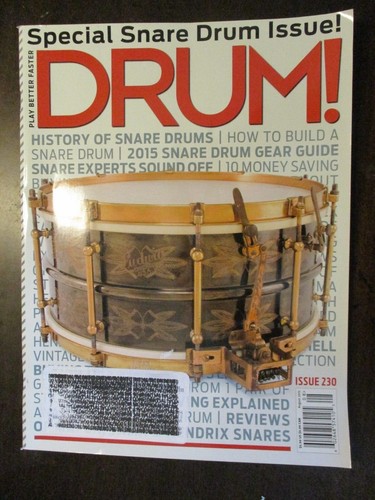 Drum magazine 230 - #230, august