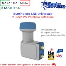 Convertitore LNB Universale Doppia 2 Uscite Per Parabola Satellitare