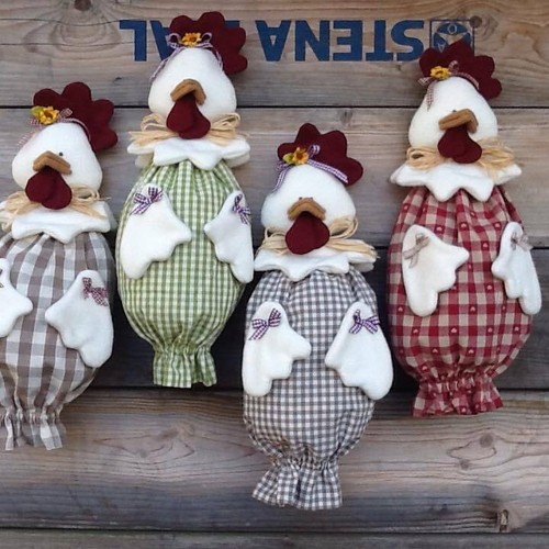 Gallina porta sacchetti buste - porta,