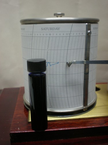 Barograph ink blue in - barograph,