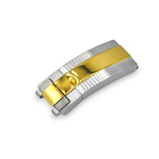 Chiusura in acciaio bicolore