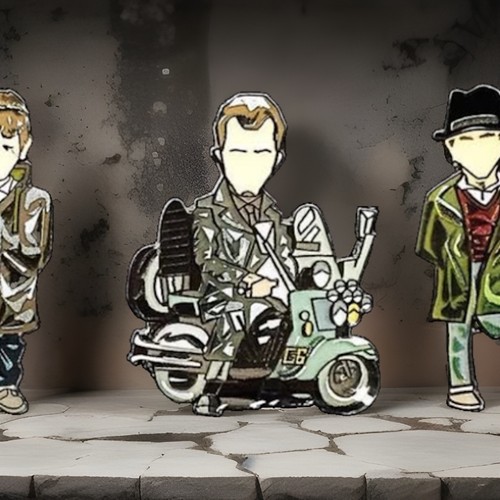Quadrophenia the ace face pin - quadrophenia,