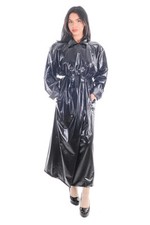 Impermeabile cappotto laccato