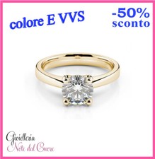 ANELLO SOLITARIO ORO GIALLO