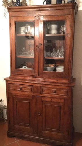 Credenza vetrina antica - vetrina,