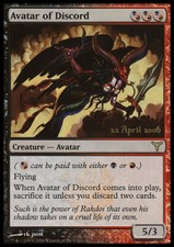 MTG AVATAR OF DISCORD FOIL PLAYED - AVATAR DELLA DISCORDIA - PROMO - MAGIC