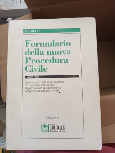 Formulario della nuova