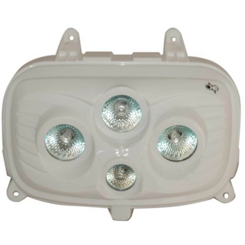 Maschera faro anteriore bianca - maschera,