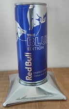 Red Bull Stand Pubblicitario Lattina Insegna Targa Tabella  BLUE  Energy Raro 