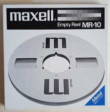 Maxell Empty Reel MR-10 10.5 in Metal MR10 Bobina Nastro Magnetico Registratore