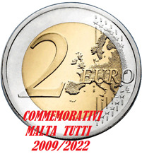 MALTA 2 EURO COMMEMORATIVO TUTTI 2009/2025  FDC-BU-UNC-