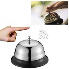 3 Campanelli Da Tavolo Lucido In Metallo x Reception Albergo Hotel Ristorante