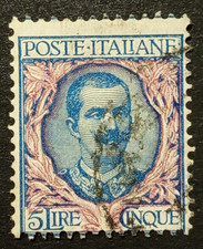 ITALIA REGNO 5 LIRE 1901