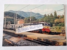 Fotografia Stazione di Vernio Locomotore Elettrico FS E 656.057 con carrozze