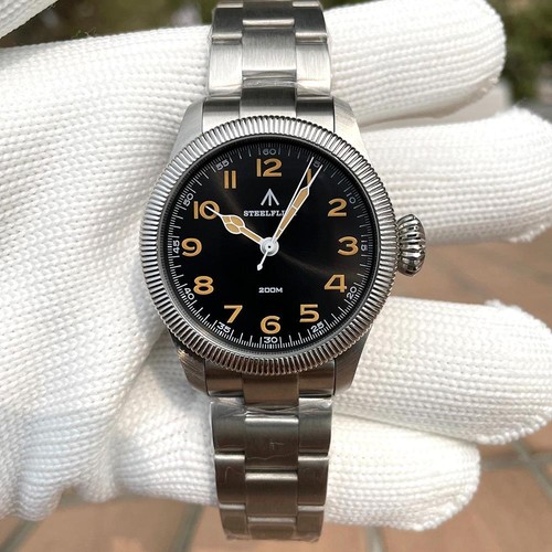 39mm steelflier diver orologio - 39mm,