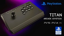 Joystick Qanba Titan B1 nuovo per PS4 PS5 Street Fighter Mortal Kombat Tekken