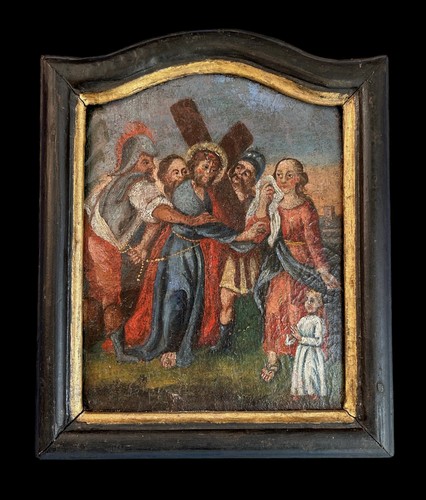 Antico quadro stazione via - quadro,