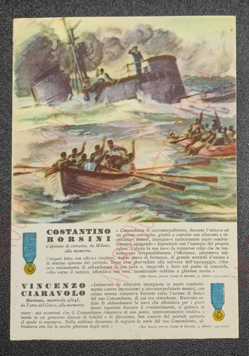 Cartolina medaglie oro di - cartolina,