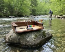 Panca per legatura a mosca in