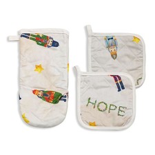 Set 3 pezzi Guanto forno e 2