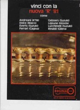 advertising Pubblicità-CATENA MOTO REGINA  1981  VINTAGE MOTORCYCLE PARTS