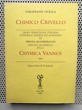 ALCHIMIA - CHIMICO CRIVELLO