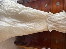 abito da sposa Carlo Pignatelli ,2 pezzi beige