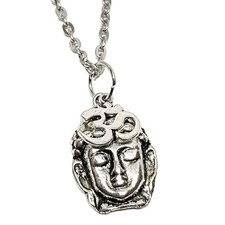 Collana Buddha & Om ciondolo