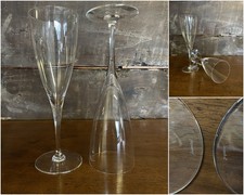 SET 2 FLUTE CHAMPAGNE Dom Perignon CRISTALLO Baccarat 22,8cm VINTAGE '60s LUXURY