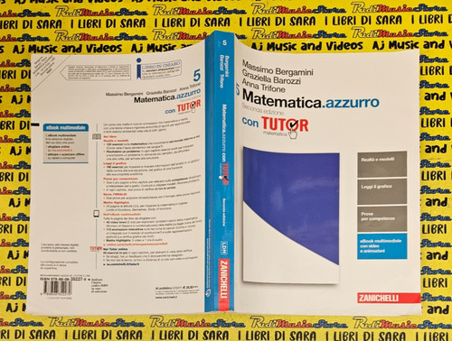 Book libro matematica azzurro - book,