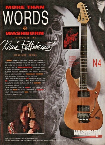 Chitarra washburn nuno - chitarra,