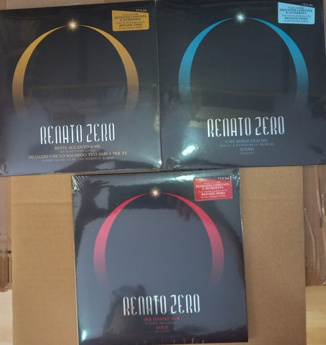 Renato zero lotto 3x45 giri - renato,