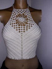 Top uncinetto corpetto copricostume 