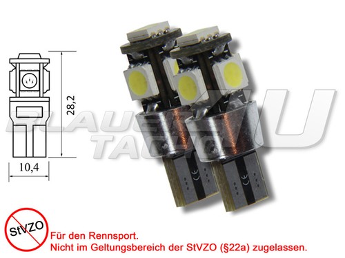Luce led targa - targa, opel
