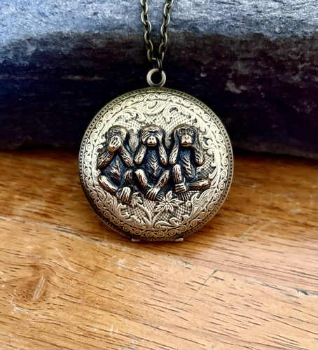 Scimmia collana medaglione - scimmia,,
