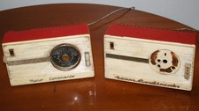 N. 2 piccole radio d’epoca Trans Continents per restauro o recupero parti