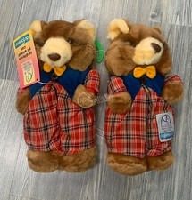 PANTOFOLE PUPAZZO ORSO DE FONSECA TAGLIA 28 - 31 SUOLA ANTISCIVOLO CIABATTE