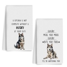 2PCS Husky Asciugamani da