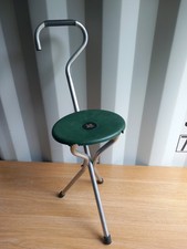 Sgabello pieghevole Linden Leisure Trio sedile bastone da passeggio aiuto - peso massimo 24 pietre 