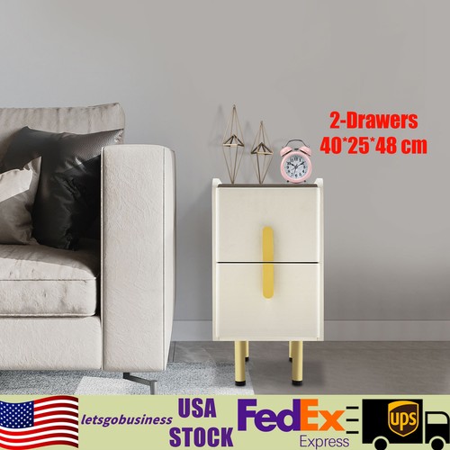 Comodino stretto con cassetti