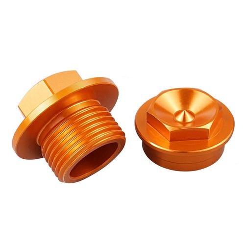 Cnc front wheel axle nut - axle, screw